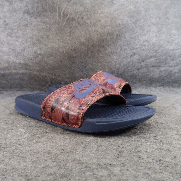 Nike Shoes Mens 7 Sandals Slides Benassi Slip On Casual Active Recovery Comfort - Picture 1 of 13